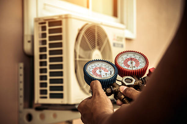 Professional Hvac Installation technician working in Monroe, IN